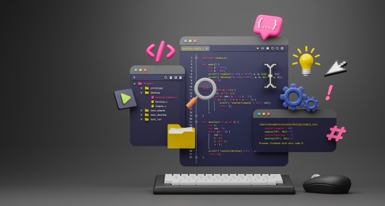 Coding course with C, Java, Python, and practical projects for beginners.